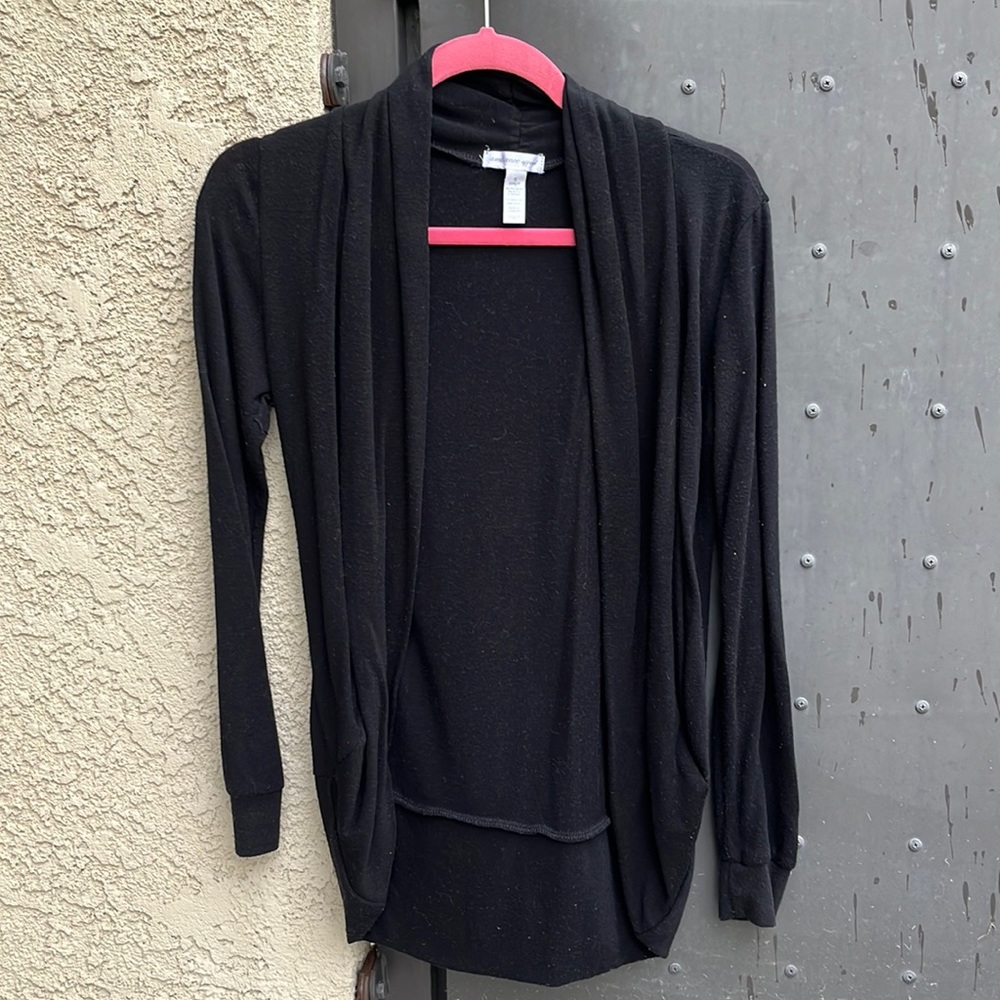 Womens black cardigan